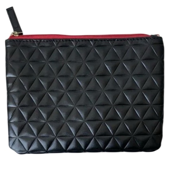 Shiseido Black Quilted Women's makeup Clutch - Picture 12 of 12